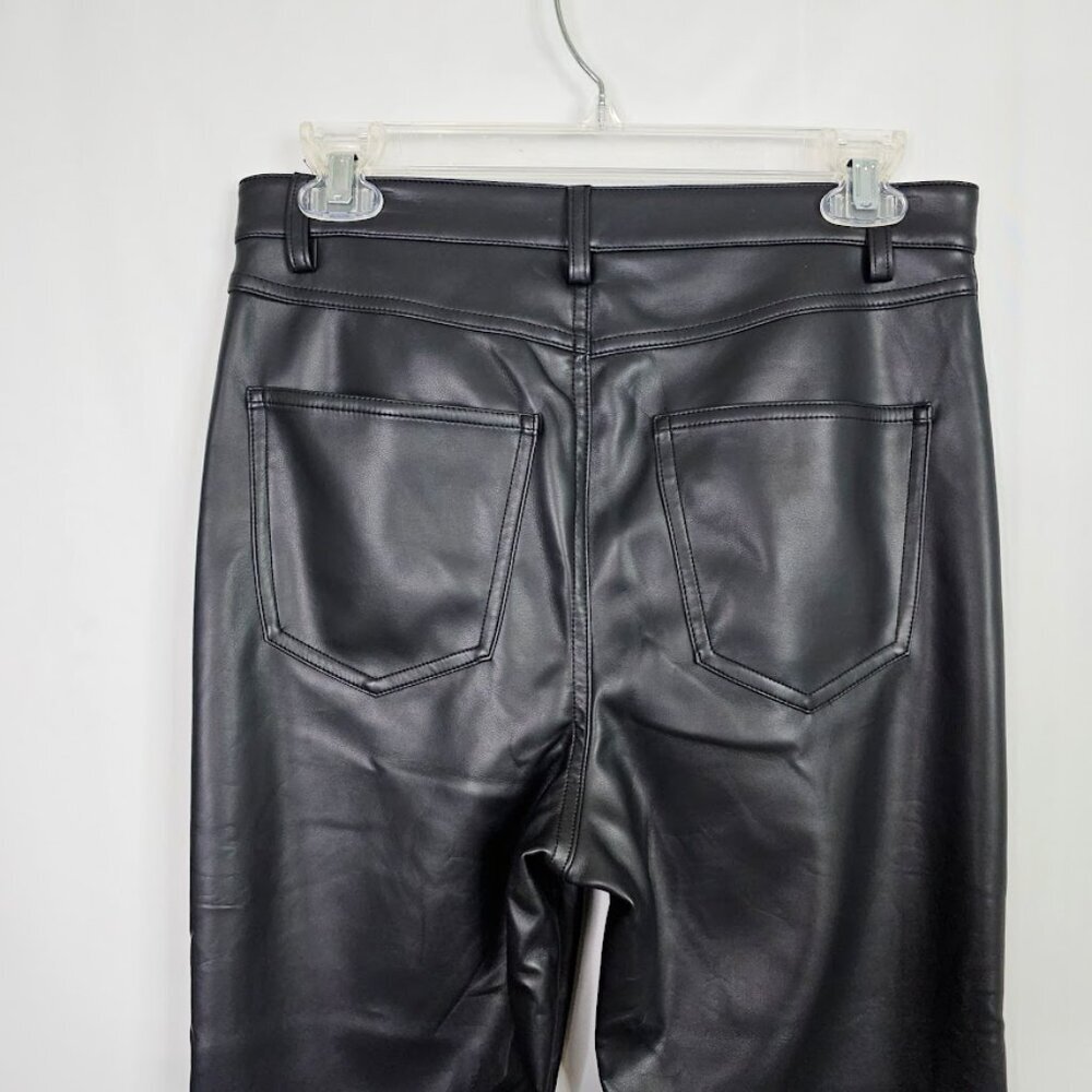 NWT JOHNNY WAS The Cropped Baby Boot Vegan Leather Pants size 27 BLACK Marisol - Picture 12 of 14
